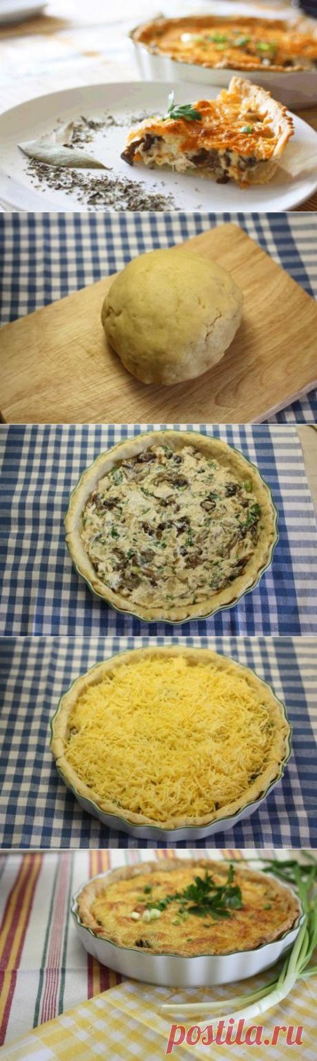ВКУСНЫЙ И БЕЗУМНО СЫТНЫЙ ПИРОГ *КУРИНО-ГРИБНОЙ ЖУЛЬЕН*