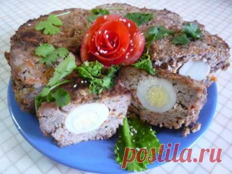 Мясное пасхальное кольцо с яйцами рецепт с фото пошагово - 1000.menu
