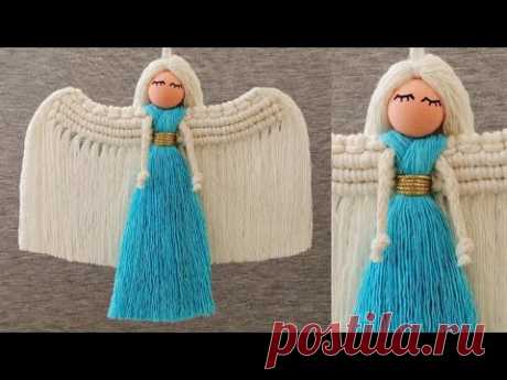 DIY 😇 ANGEL en MACRAME (paso a paso) | DIY Macrame Angel Tutorial Step by Step