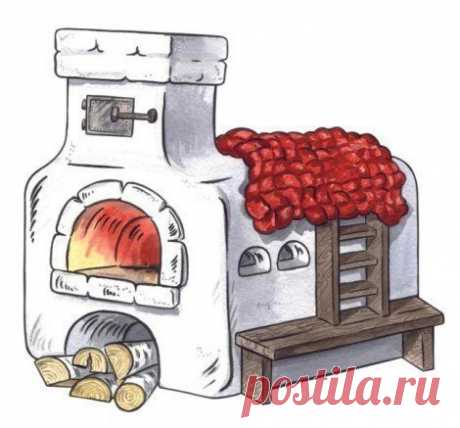 Рисуем печь
