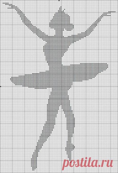 Вышивание крестиком, схемы балерин / Вышивание крестиком - схемы вышивки для начинающих, картинки / КлуКлу. Рукоделие - бисероплетение, квиллинг, вышивка крестом, вязание