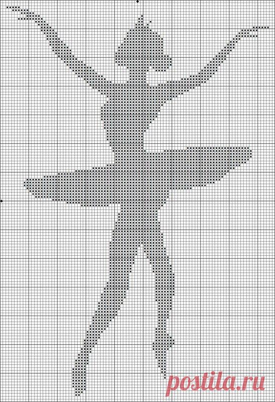 Вышивание крестиком, схемы балерин / Вышивание крестиком - схемы вышивки для начинающих, картинки / КлуКлу. Рукоделие - бисероплетение, квиллинг, вышивка крестом, вязание