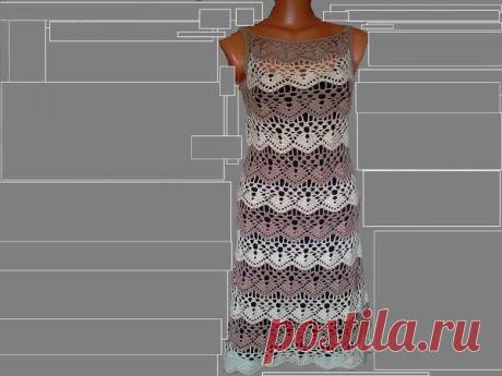 вяжем повяжем | ПЛАТЬЕ С РИСУНКОМ
