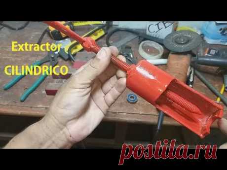 Como hacer un extractor de baleros casero.(Tipo cilindro)