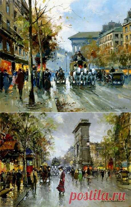 По тихим улочкам моих воспоминаний Antoine Blanchard | Искусство