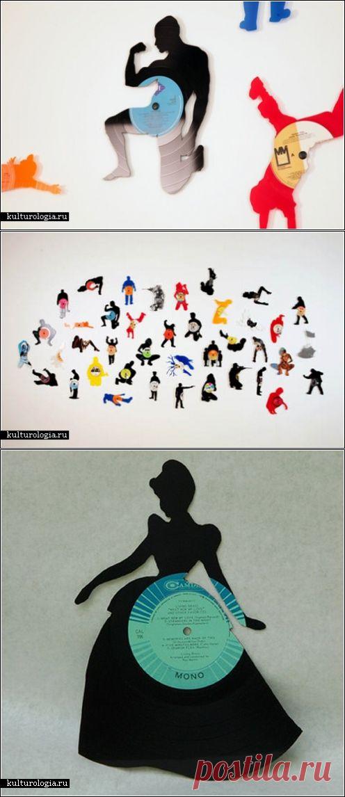 Музыкальные фигурки из старых пластинок. Аэропластика Карлоса Айреса (Carlos Aires) | Современное искусство | Арт