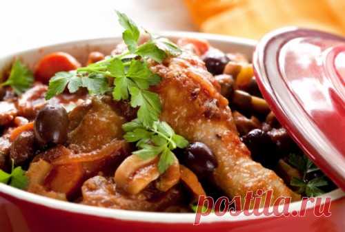 Цыплята под соусом с крыжовником - Рецепты русской кухни