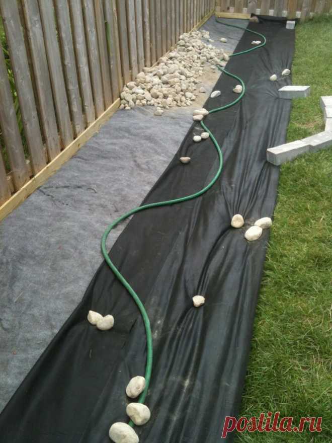 DIY проект озеленения (часть 4/5 - Back Yard: дзен/Rock Garden) | Mythos & Rini