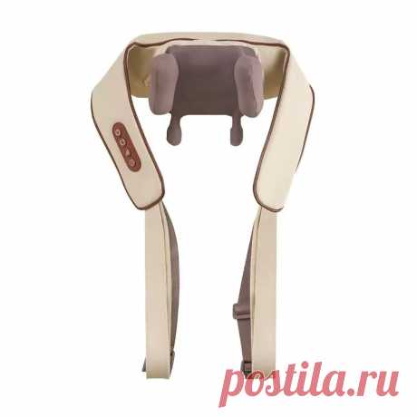 Массажёр для спины и шеи за 2495₽ - только посмотри! Многофункциональный массажёр для спины и шеи с подогревом - против последствий стрессов, усталости и травм. Беспроцентная рассрочка, бесплатная доставка, скидки до 25%