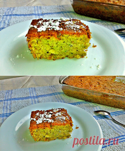 Італійські голубці: Солодкий пиріг з кабачків (Torta dolce di zucchine)