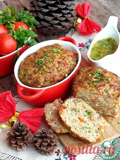 Мясной хлеб с пшеном и паприкой - поразительно вкусно, нежно и воздушно!