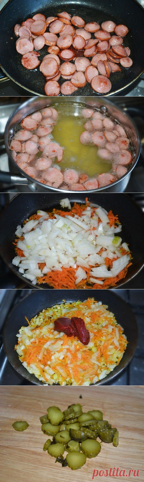 Как приготовить суп-солянка - рецепт, ингридиенты и фотографии