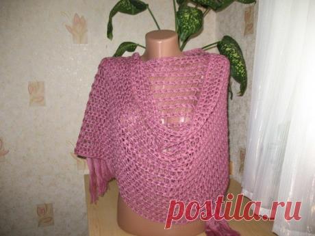 Нежный палантин спицами со схемами. Палантин пепел розы как вязать |