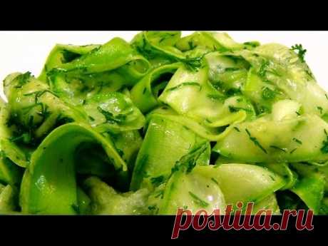Кабачки, маринованные быстрым способом