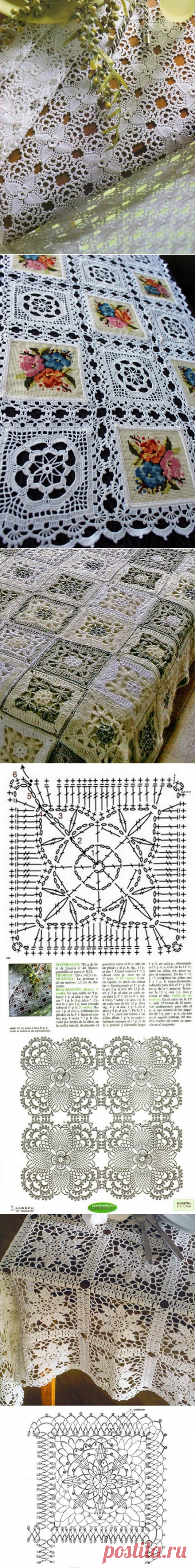 УЗОРЫ КРЮЧКОМ В КОПИЛОЧКУ