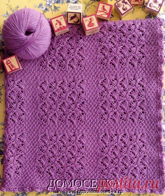 Вязаный детский плед | ДОМОСЕДКА