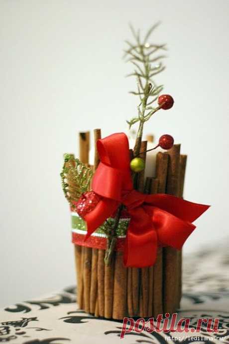32 ИДЕИ НОВОГОДНЕГО ДЕКОРА С АРОМАТНОЙ КОРИЦЕЙ
