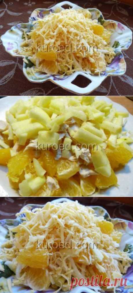 РЕЦЕПТЫ | Салат с курицей, сельдереем и апельсинами