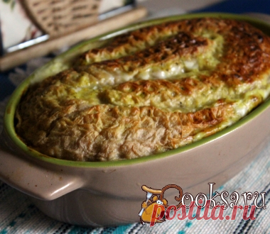 Заливной пирог из вафельных коржей с мясным фаршем фото рецепт приготовления