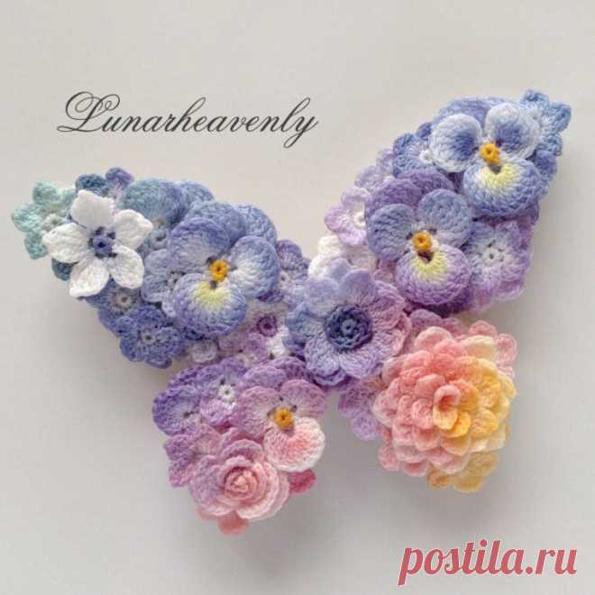 Изящное вязание крючком от японской мастерицы Lunarheavenly | Создавай сам | Яндекс Дзен
