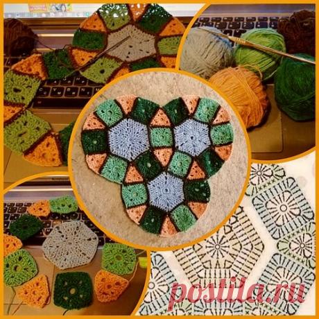 Композиция из трех простых мотивов - идея для вязаного пэчворка (крючок) - svjazat.ru Композиция из трех простых мотивов - идея для вязаного пэчворка (крючок) . Вязание, вязание и только вязание, а также всё, что с ним связано! Всё что вам нужно, вы найдете у нас: детское вязание, вязание для взрослых, а так же идеи вязания, работы для вдохновения и многое другое svjazat.ru