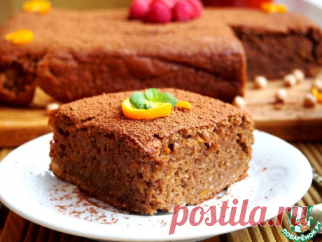 Шоколадный пирог из нута Кулинарный рецепт