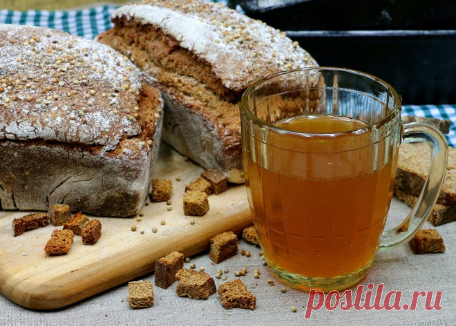 Как приготовить домашний квас для питья и окрошки | Вкуcняшка Ням-Ням | Яндекс Дзен
