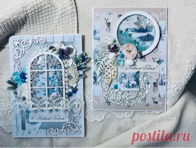 Мастер-класс: как сделать красивую и простую новогоднюю открытку своими руками?