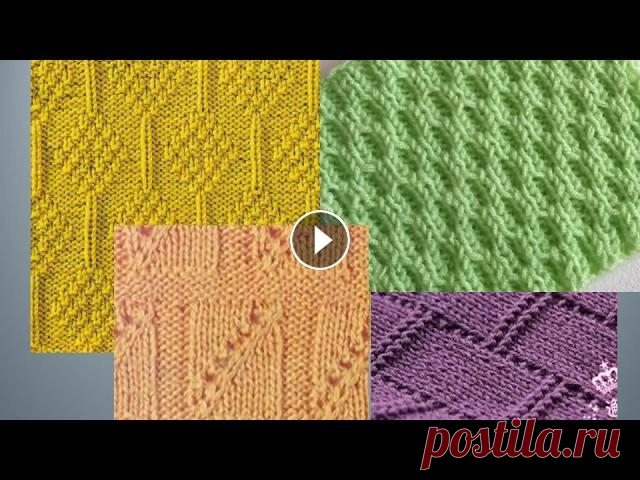 Рельефные узоры спицами со схемами - 2  Knitting Knitted  Diy Рельефные узоры, вязаные спицами со схемами. Пригодятся для вязания джемпера, пуловера, кардигана, платья, кофты, свитера и т.д....
