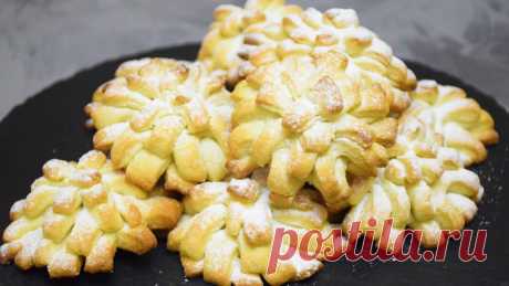 Простое творожное печенье «Хризантемы» - Со Вкусом