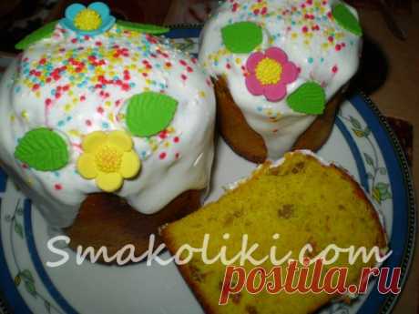Пасхальный кулич апельсиновый. Пошаговый рецепт с фото на Smakoliki.com