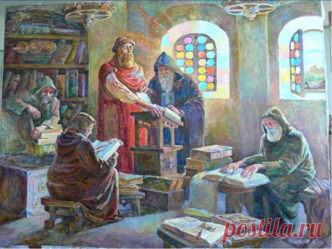 Церковнославянский язык в таблицах 
 
А.Е. Смирнова


Сравнительная таблица глаголицы, кириллицы и греческого алфавита
Азбука
Церковный счет
Надстрочные знаки
Слова под титлами
Знаки препинания
Глагол

Наклонения
Система времен
Спряжен…