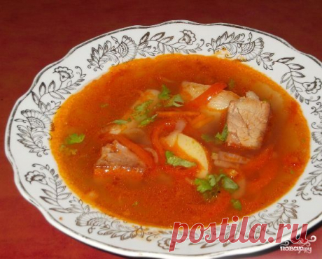 Шурпа из конины - пошаговый кулинарный рецепт на Повар.ру