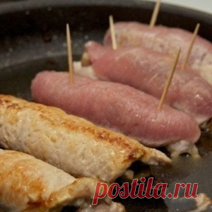 Рулетики мясные к праздничному столу