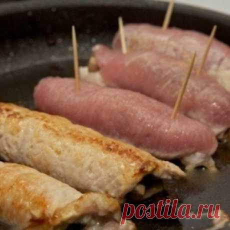Рулетики мясные к праздничному столу