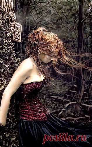 Стану ведьмой.Стану сизым неразбавленным туманом.Взглядом бешеной волчицы.Сквозь оскаленную пасть,я твоим предсмертным хрипом.Слишком страшной сказкой стану.Что бы смог ты заблудиться,заблудиться и пропасть(волшебная страна книг к.н.)