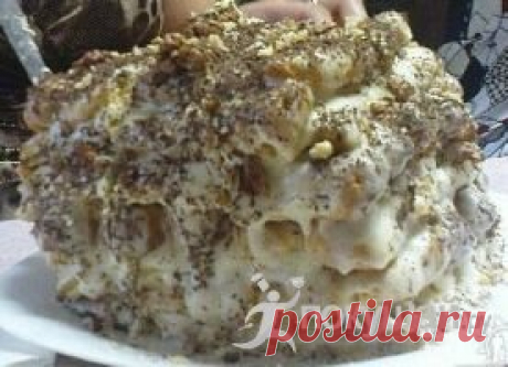 Торт Поленница Торт Поленница – вкусный  торт из заварного теста со сметанным кремом.  Торт Поленница – вкусный  торт из заварного теста со сметанным кремом.  Ингредиенты:  Мука – 1 стакан Маргарин – 250 г