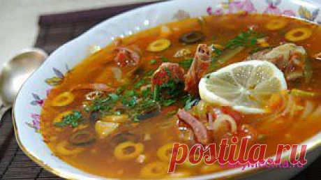 Солянка сборная мясная | Леди-мечта. Все для женщин. Красота и здоровье, мода, стиль жизни, путешествия, отношения с мужчинами, еда и кулинария, диеты...