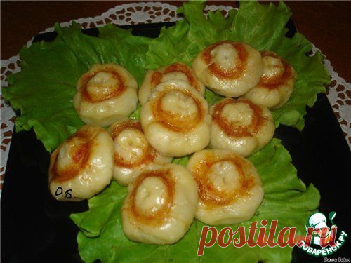 Пирожки на пару "Грибочки"