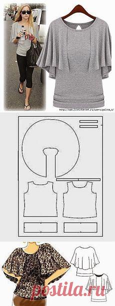 Милая блузочка:3 / Простые выкройки / ВТОРАЯ УЛИЦА