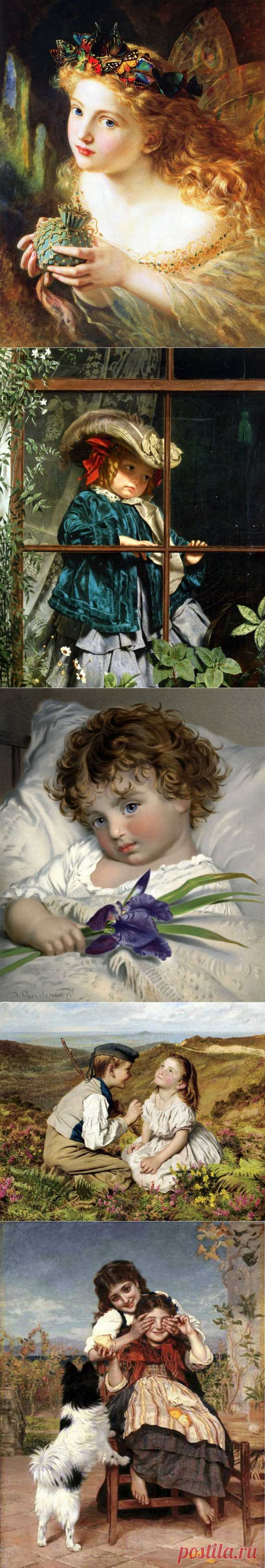 Французская художница Sophie Anderson (1823-1903)