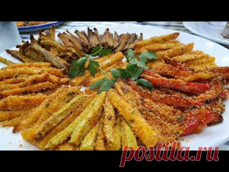 Verduras gratinadas al horno. Calabacín, pimiento, patata, boniato, berenjena...