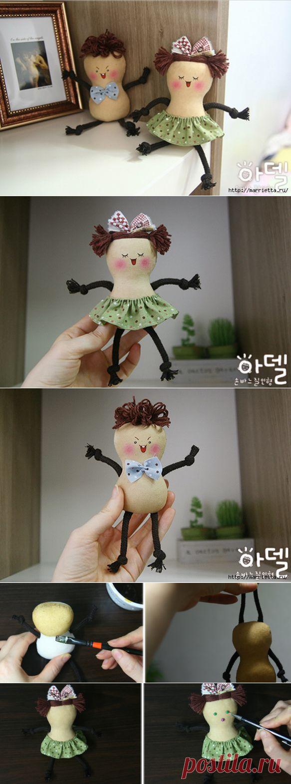 Мастер-класс по пошиву прикольных куколок.