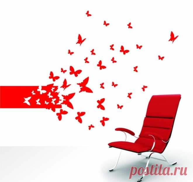 Бабочки на стене - декор своими руками, украшение, 87 фото