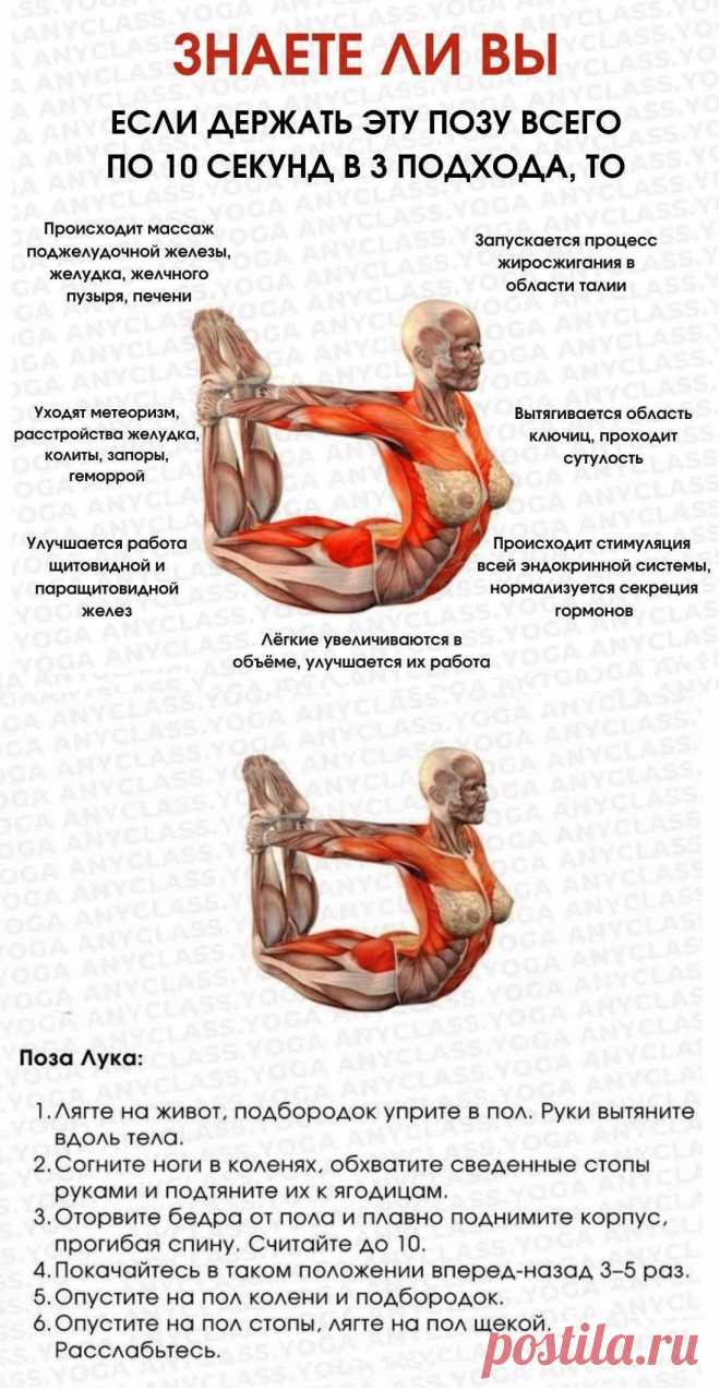 Поза Лука - техника выполнения