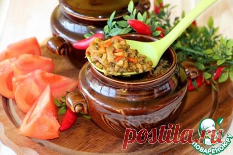 Овощное рагу с машем, запеченное в горшочках - кулинарный рецепт