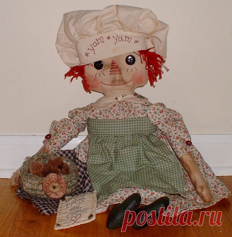 Выкройка чердачной куклы