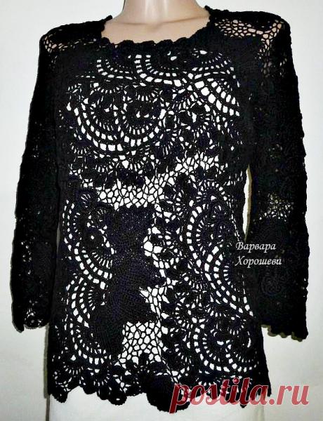 Фантазийная вязаная туника. Авторский дизайн.
Свяжем на заказ.