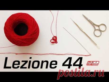 Chiacchierino Ad Ago 44˚ Tutorial Cluny Come Fare La Tecnica Needle Tatting How To Cluny