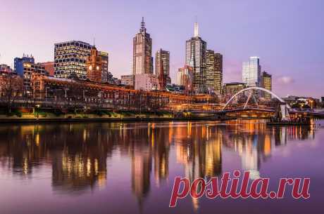 Sunset on Yarra by astroprojector / 500px